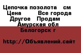 Цепочка позолота 50см › Цена ­ 50 - Все города Другое » Продам   . Амурская обл.,Белогорск г.